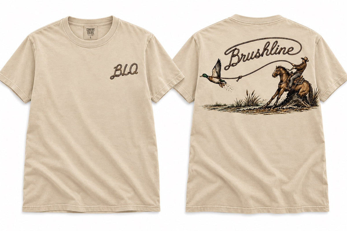 🤠 Brushline Lasso Comfort Colors Tee