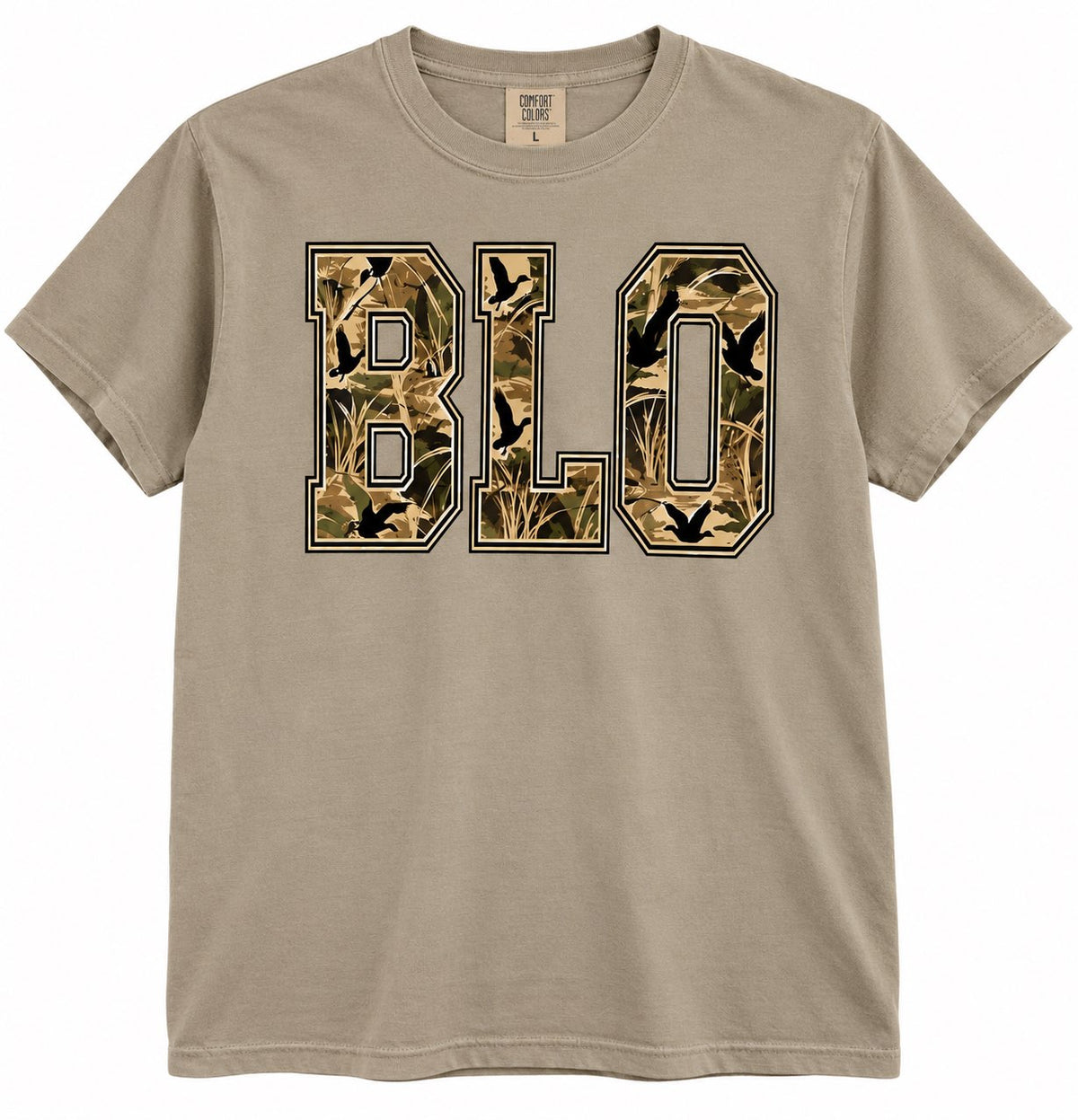 BLO Duck Camo Comfort Colors Tee