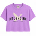 Brushline Outfitters Neon Purple Crop Tee