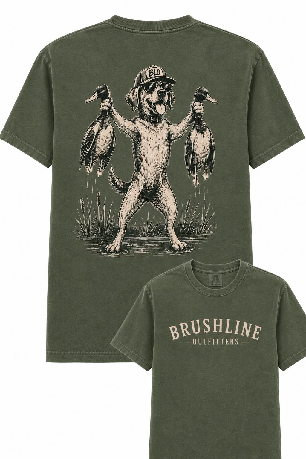 Brushline Duck Dog